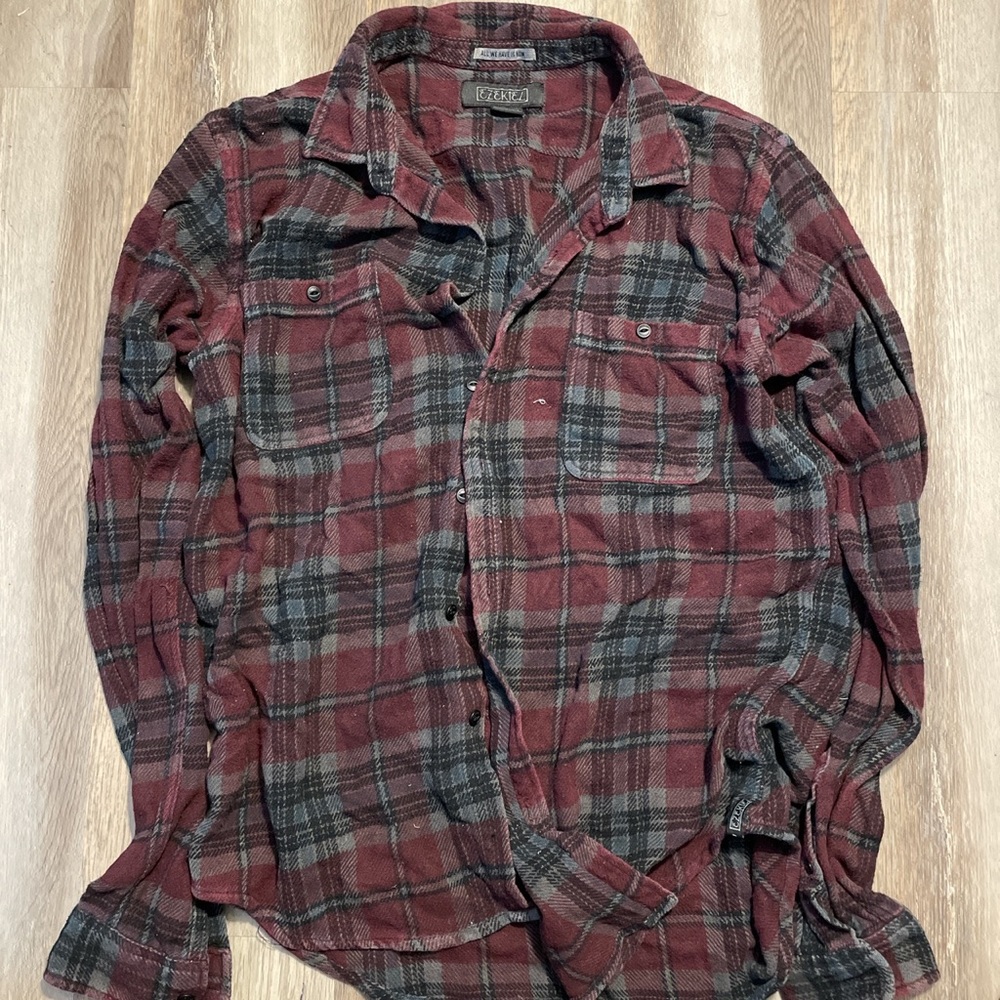 Ezekiel Burgundy Flannel